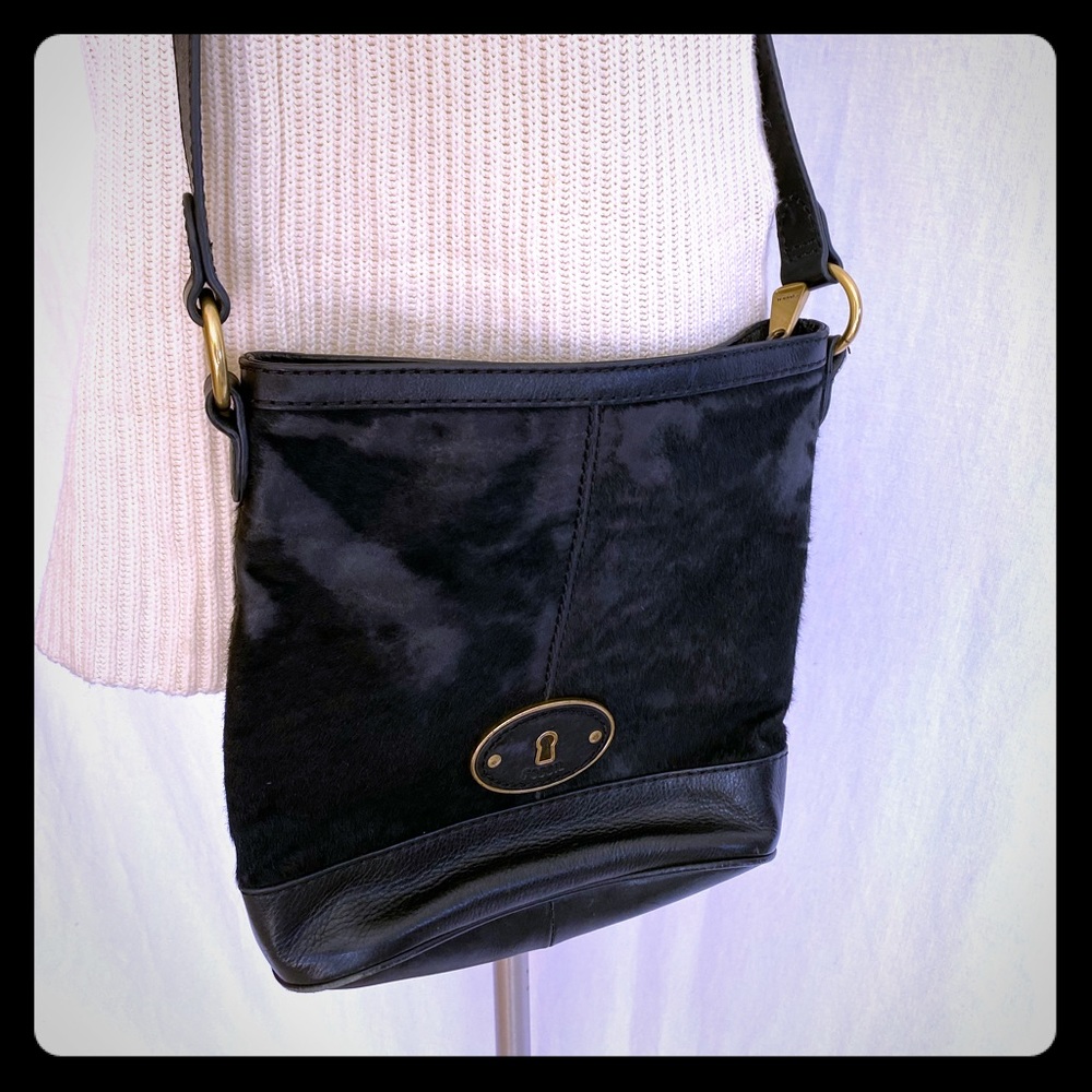Fossil Crossbody leather hide handbag